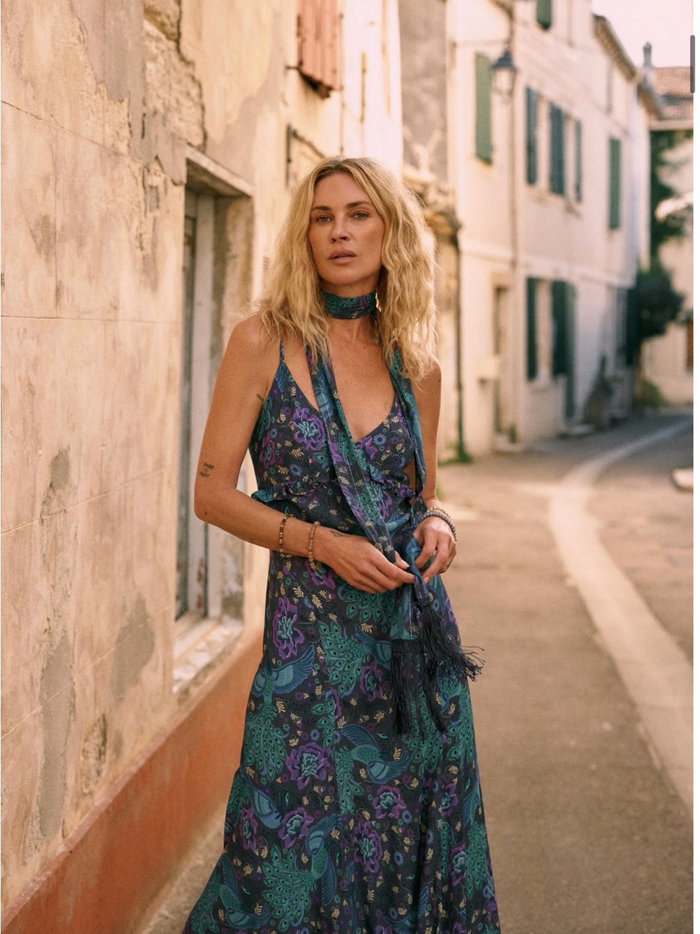 💜 SPELL — Bohème Bias Slip Dress // Baltic